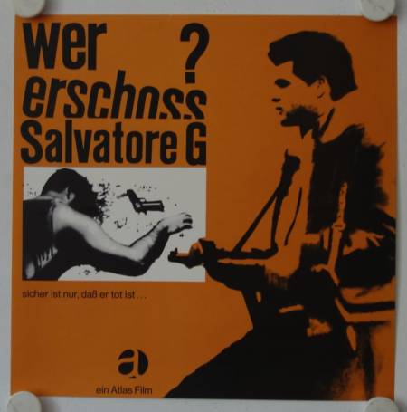 Wer erschoß Salvatore G.? originales deutsches Filmplakat